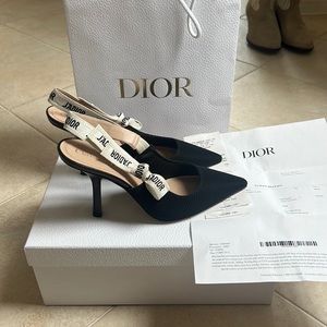 Dior Slingback Pumps size 8 NWT